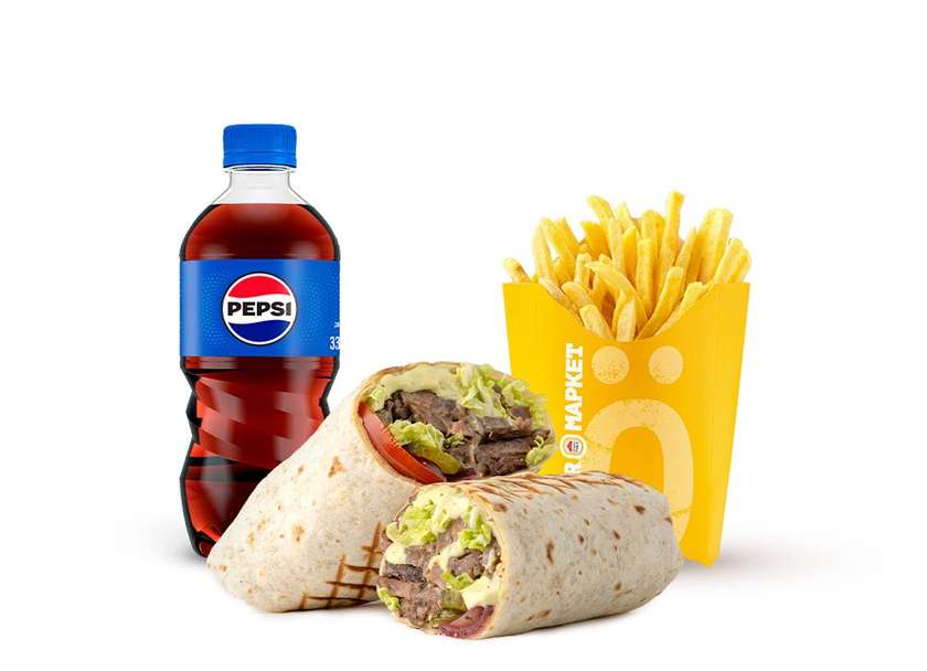 Pulled Beef Shawarma Combo Meal