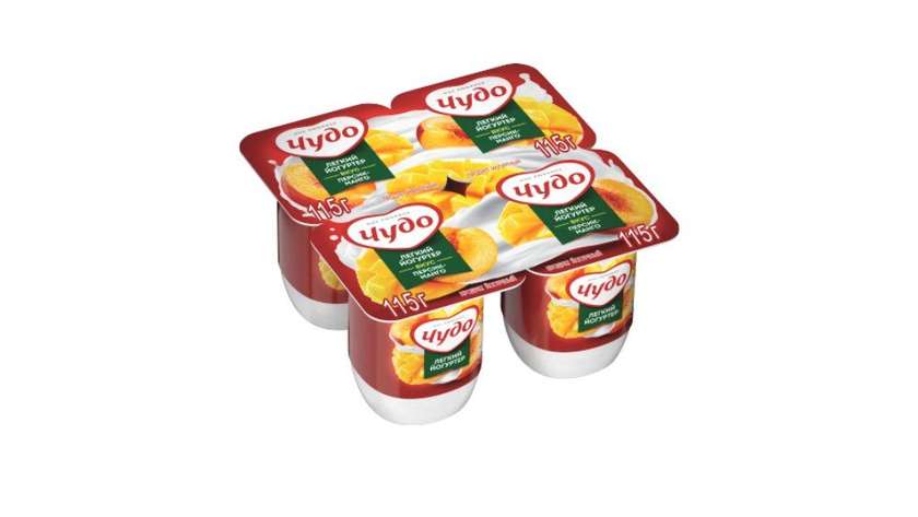 Wonder Yogurt 2.5% Peach Mango 115g