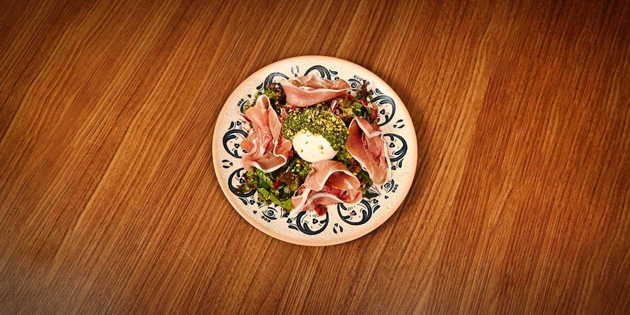 Bufola and Parmaham Salad