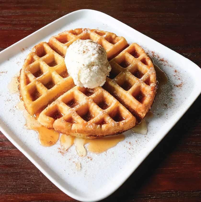 Caramel Vanilla Waffle