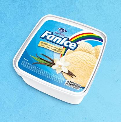 FanIce Vanilla Ice Cream 2 litres