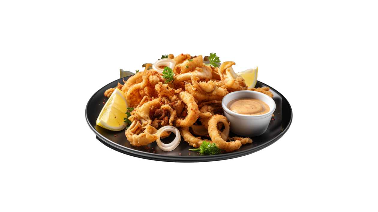 Gamberi Calamari & Prawns