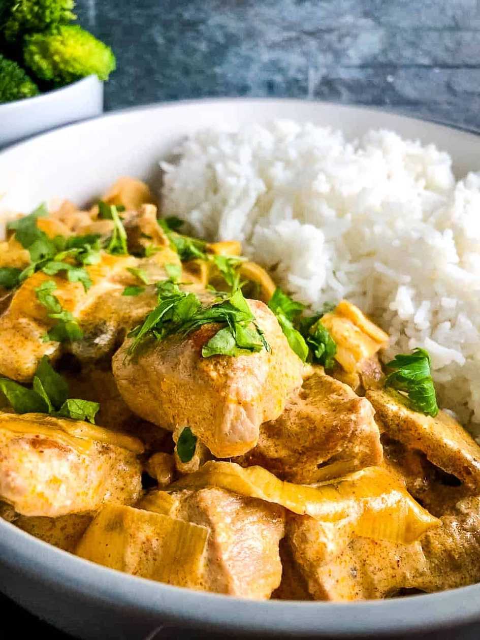 Pork Stroganoff