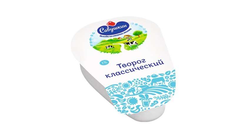 Savushkin 1% Cottage Cheese 180g