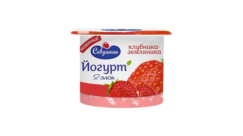 Savushkin Strawberry Yogurt 2% 120g