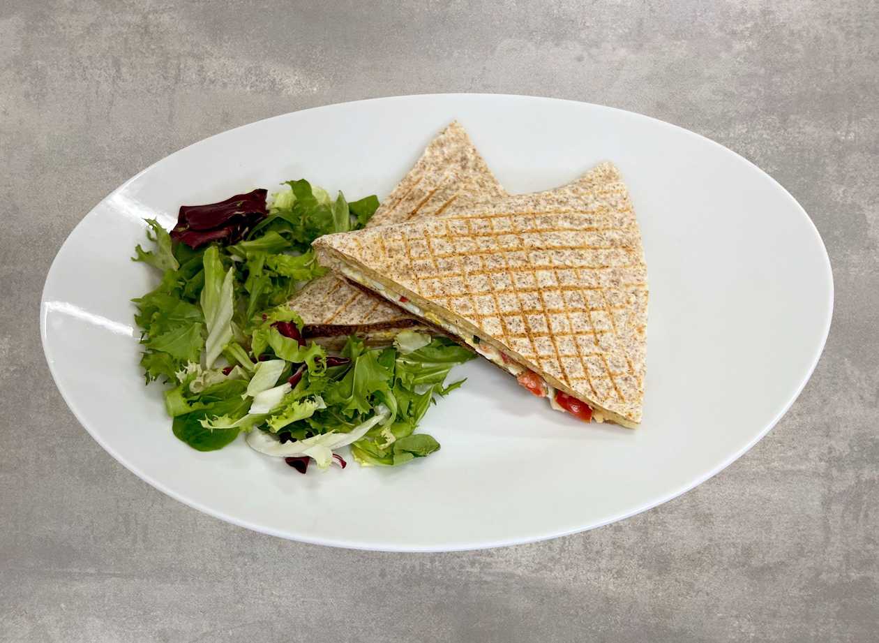 Fresh Vegan tortilla se salátkem