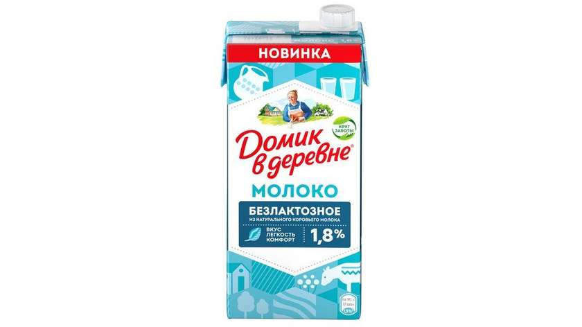 Domik v Derevne Milk 1.8% Lactose Free 950ml