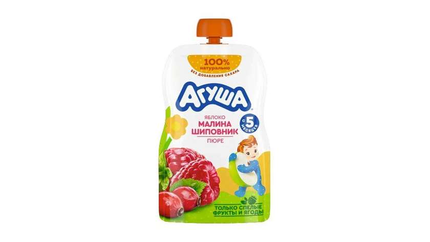 Aguşa Pure 90g Apple Raspberry Rosehip