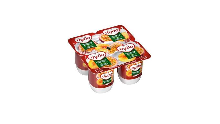 Wonder Yogurt 2.5% Peach Passionfruit 115g