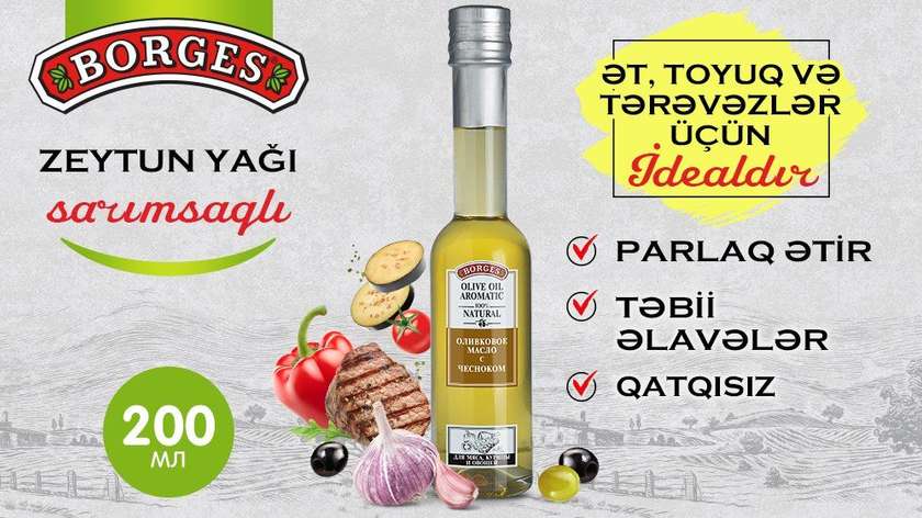 Borges Olive Oil with Garlic 200ml