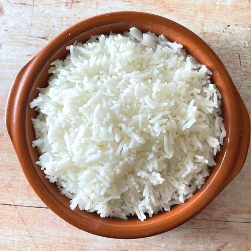 Plain rice
