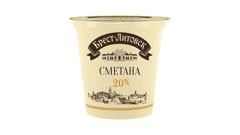 Savushkin Lithuanian Sour Cream 20% 300g