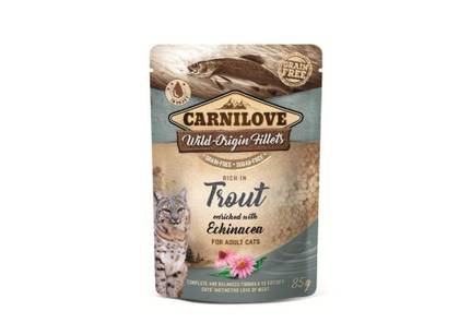 Carnilove Cat Trout and Echinacea Pouch 85g