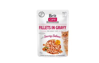 BRIT Care Fillets In Gravy, Salmon, grain-free cat food
