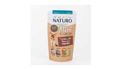 Pouch Naturo Dog Adult Mini with Turkey and Rice 150 Gr