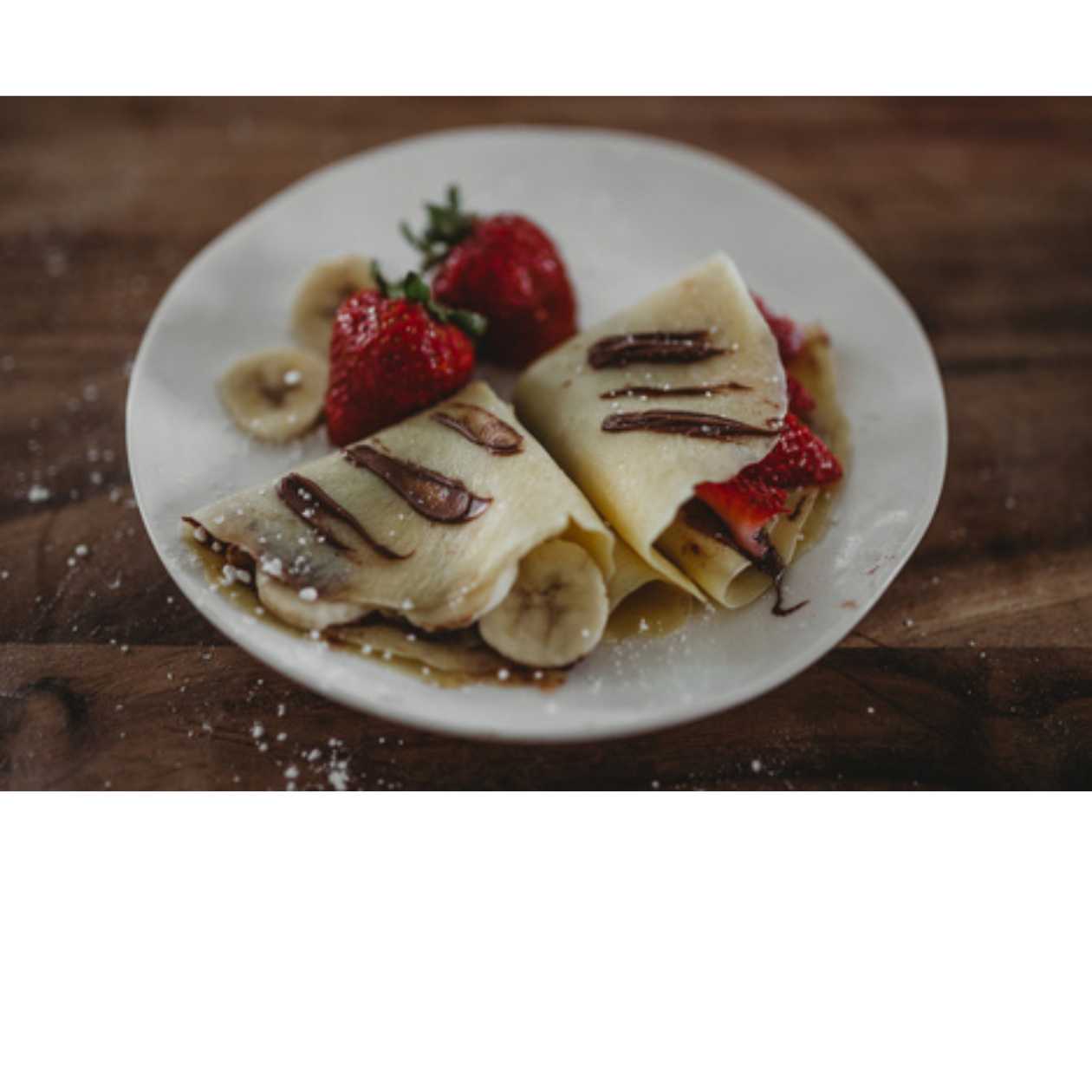 Strawberry/Banana Nutella Crepe