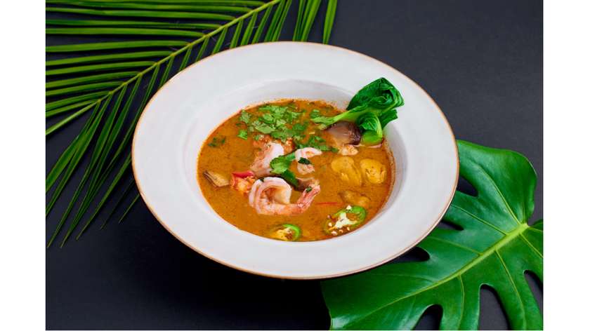 Zupa Tom Yum z Krewetkami