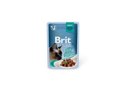 Brit PREMIUM Cat Delicate Beef Fillet in Gravy 85g