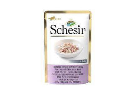 SCHESIR CAT sachet tuna, chicken, ham