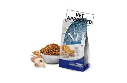 100% natural food for cats N&D OCEAN Adult – Cod, and Orange bulk 1kg