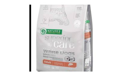 Superior Care White Dogs Grain Free Salmon Adult Small&Mini Breeds 1,5 kg