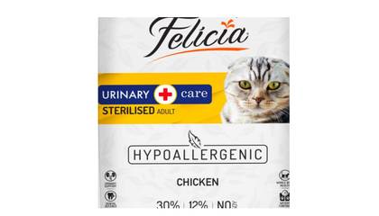 FELICIA HYPOALLERGENIC FOOD FOR STERILIZED CATS URINARY CARE CHICKEN BULK 1 KG