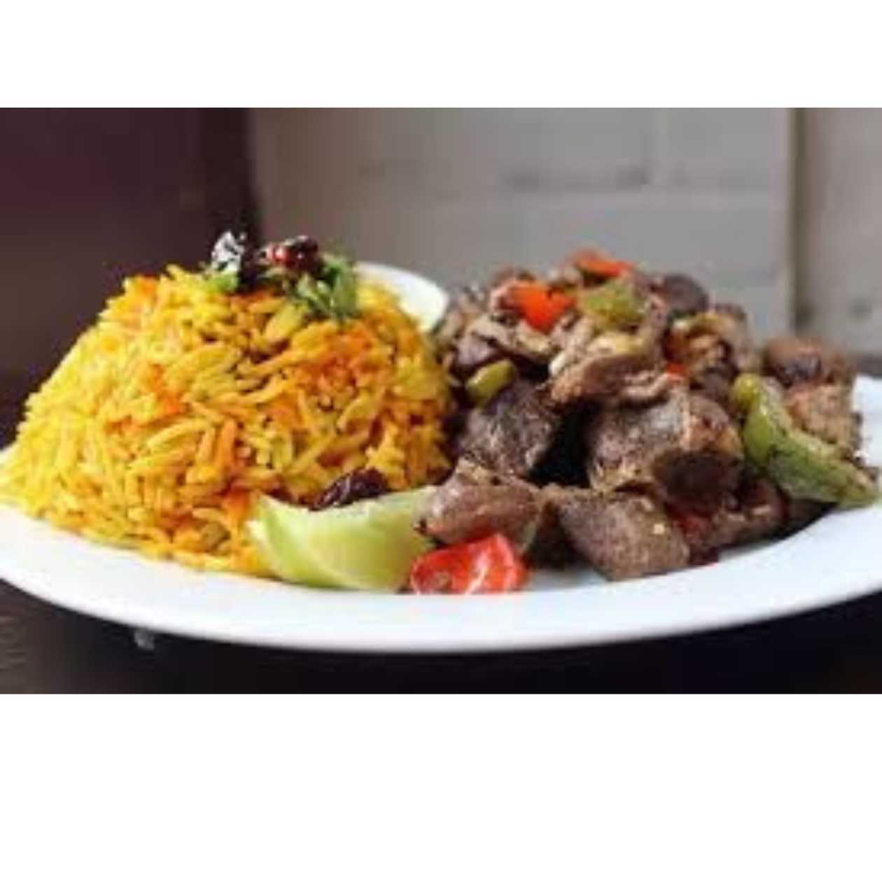 Fried Somali Goat ( AROSTO)