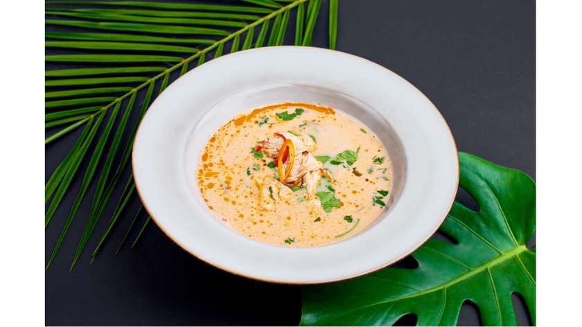 Zupa Tom Kha z Kurczakiem
