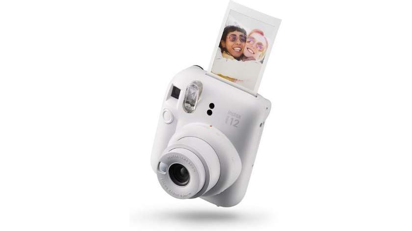Fujifilm instax mini 12 Clay White- Instant Camera, Selfie Mirror and Close Up