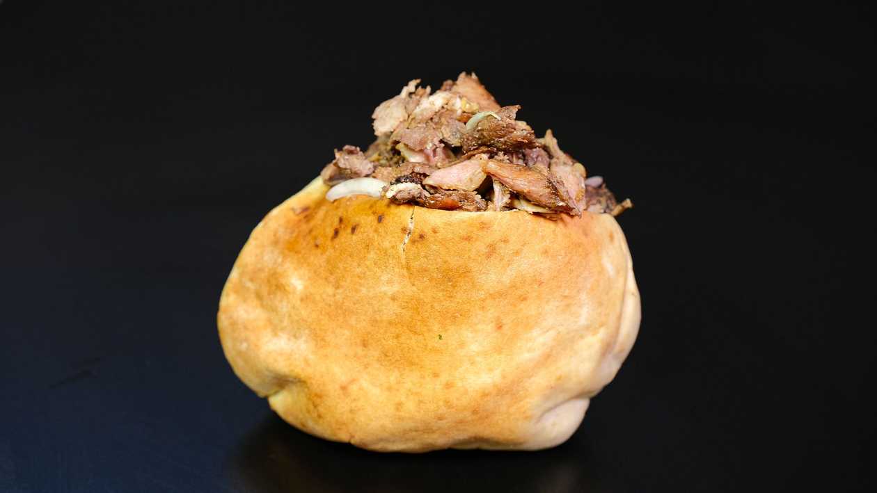 Turkey Shaorma Pita