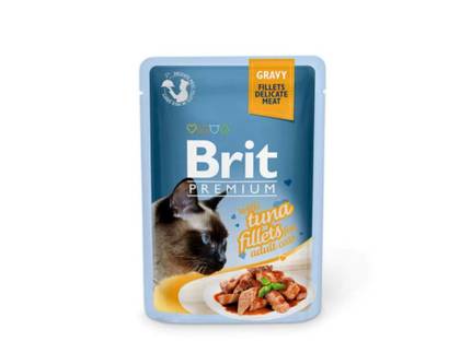 Brit Cat PREMIUM Delicate with tuna in sauce 85 g