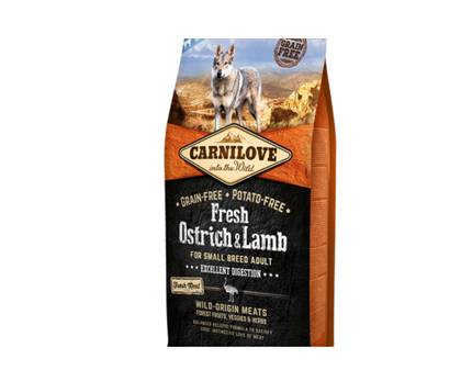 Carnilove Fresh pâine mică fără cereale/fără cartofi strut/miel vrac 1 kg