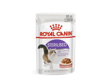 Royal Canin Sterilised Adult, sachet wet food for sterilized cats, (in sauce), 85g