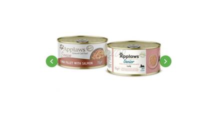 Applaws Senior Canned Tuna Fillets with Salmon 70g
