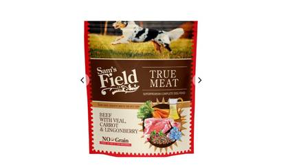Sam's Field, Xs-Xl, Veal And Carrot, Wet Grain Free Dog Food, (In Spicy), 260g