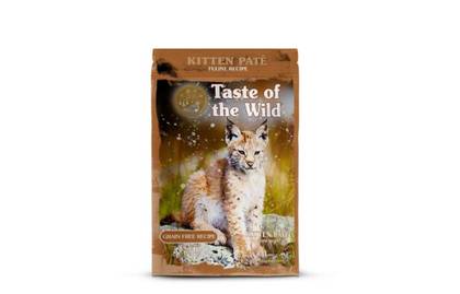 NEW Taste of the Wild GF sachet KITTEN CHICKEN PATE<12 MONTHS 85g