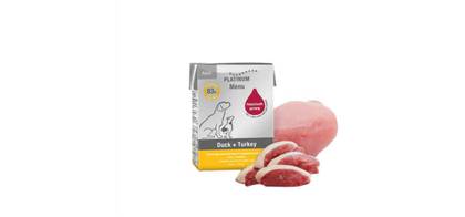 Platinum Menu, Wet Food Adult Dog, Duck And Turkey, 185g