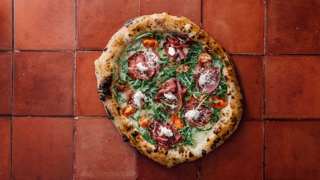 Ventricina Piccante & Marinated Peppers Pizza