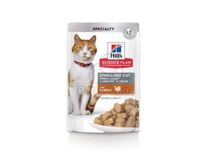 HILL'S SCIENCE PLAN ADULT STERILISED TURKEY /turcan 85g