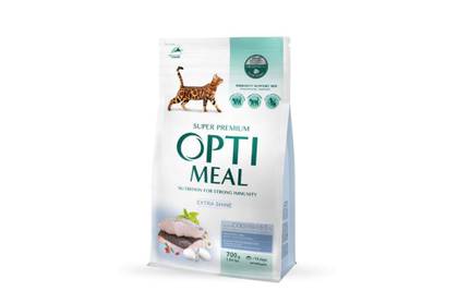 Optimeal Adult Cat Dry Food - with Cod, 0.7kg