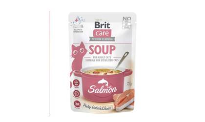 BRIT CARE Soup Pouch with Salmon 75g