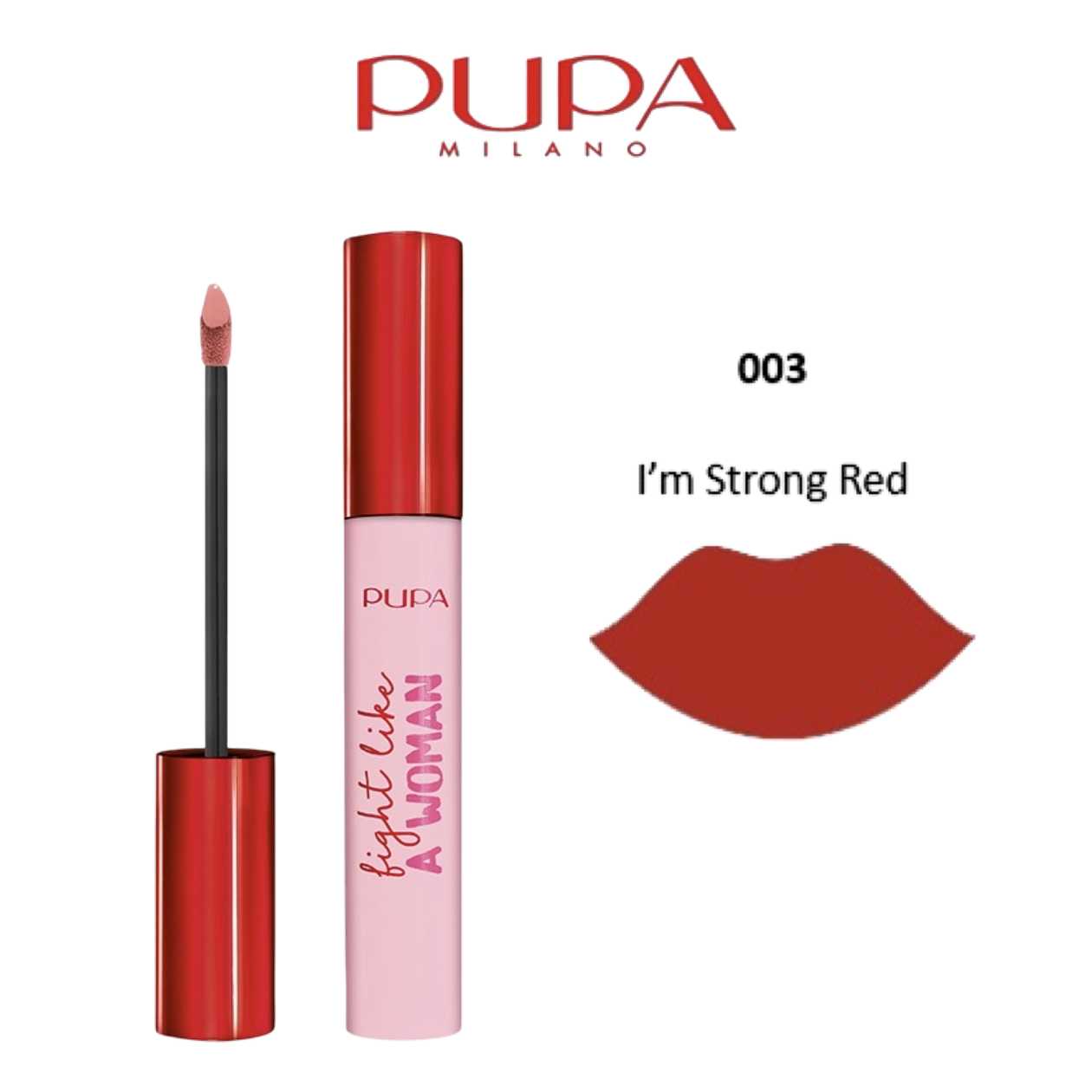 Fight Like a Woman Liquid Lip Tint - 003 I’m Strong Red