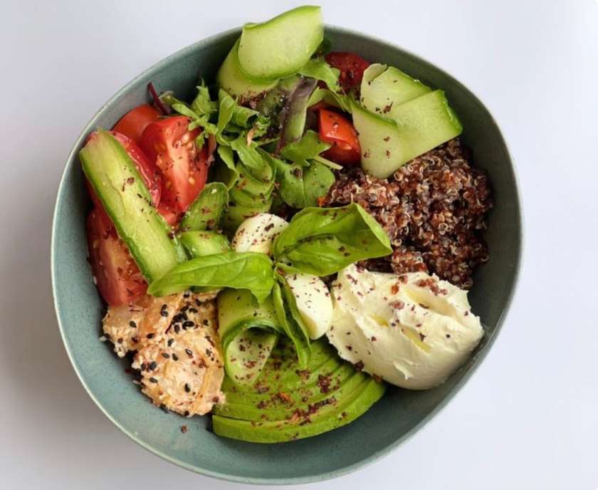 Quinoa Bowl with Shrimp