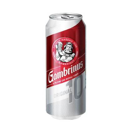 Gambrinus 10° 0,5l can