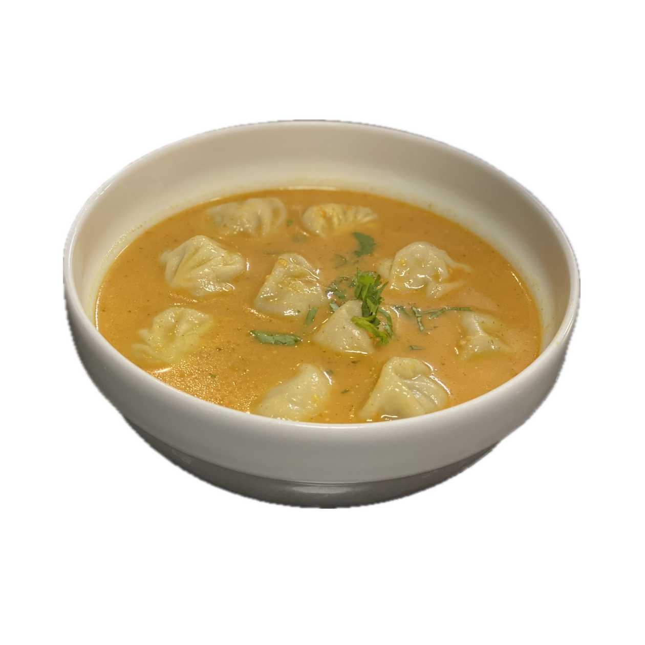 Veg jhol   Mo:Mo: /Dumpling