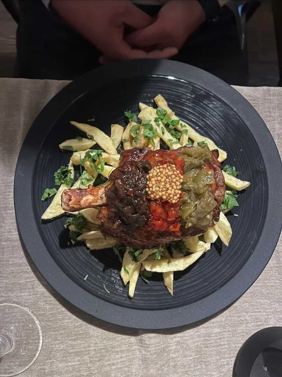 Pork Knuckle with French Fries