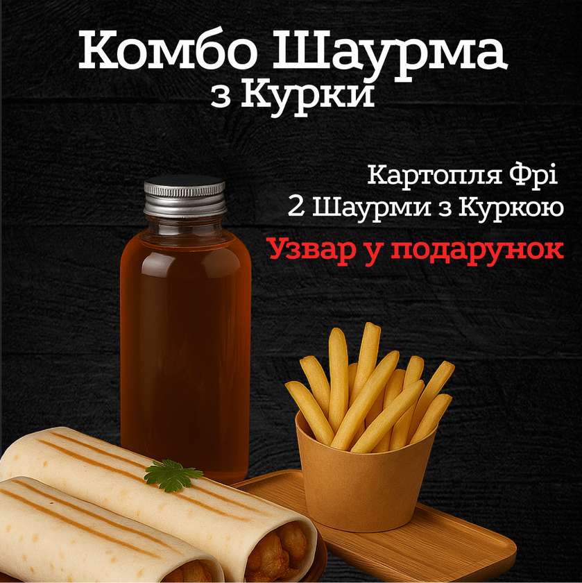 Комбо Шаурма з курки
