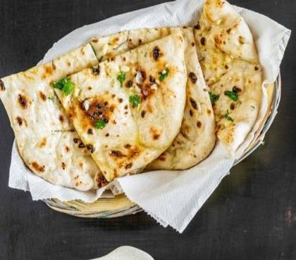 Cheese & Garlic Naan ( without egg)