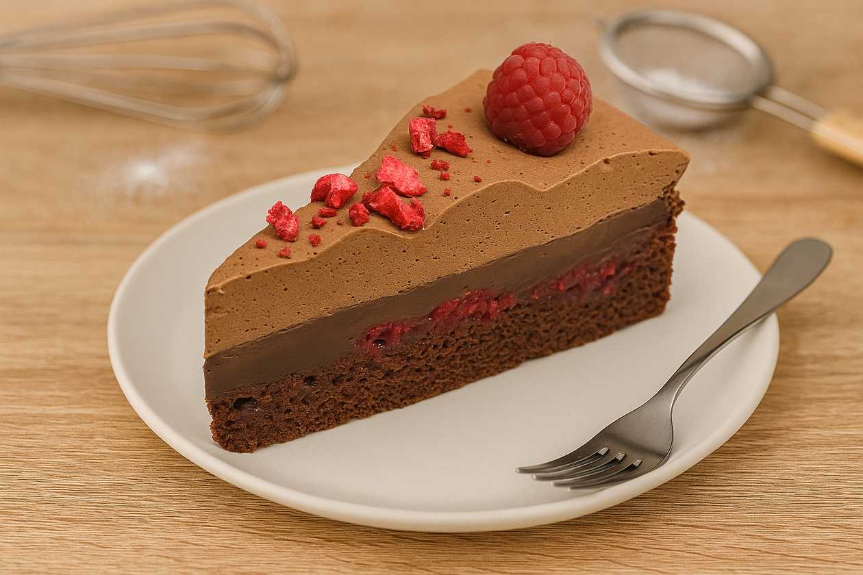 Chocolate Raspberry Slice