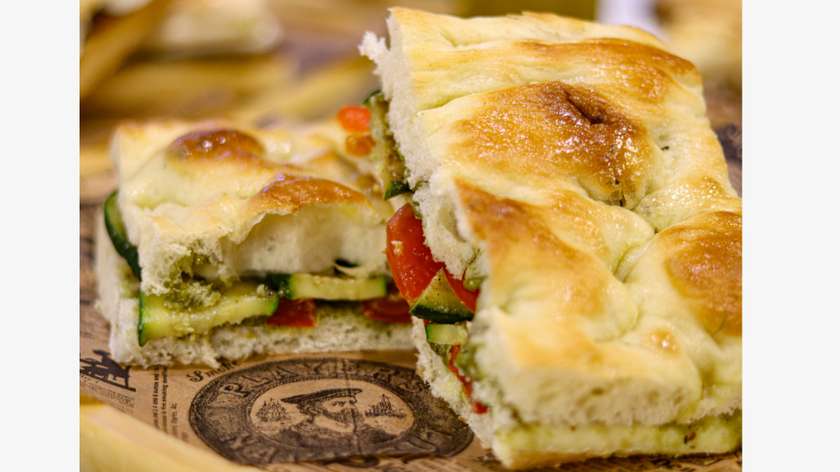Focaccia vegeterian
